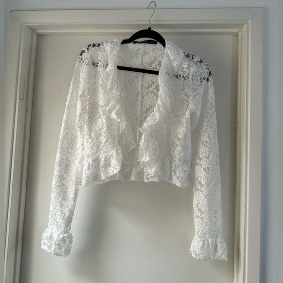 Long Nights Long Sleeve in Porcelain - Lioness | Size: M - Picture 3 of 3